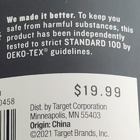 Hearth And Hand With Magnolia Radiant Gray Cotton Textured Stripe Standard Sham - Picture 11 of 16